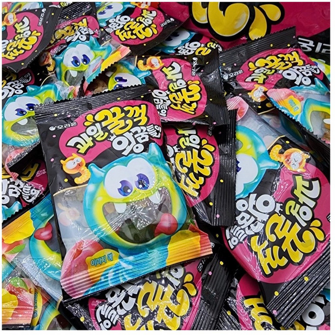 마담 K 오리온 과일꿀꺽 왕꿈틀이 24개 대용량 세트, 35g