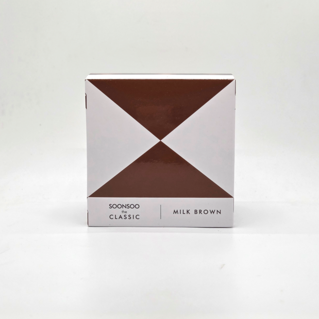 순수 더 클래식 염색약 염색제 + 샴푸브러쉬 증정, 1개, 밀크브라운