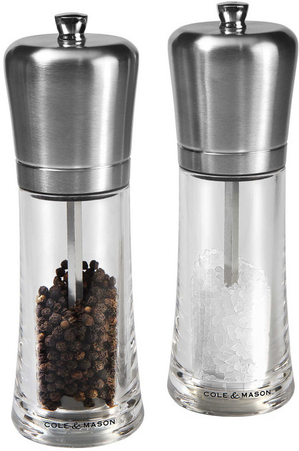 세트- 콜앤메이슨 Sandown 샌다운 소금 후추 그라인더, 1개