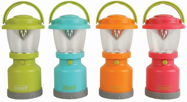 Coleman Kids Adventure 미니 LED 랜턴 휴대용 어린이 평생 전구 16시간 작동 시간 방수 디자인 (색상은 다를 수 있음) 102427