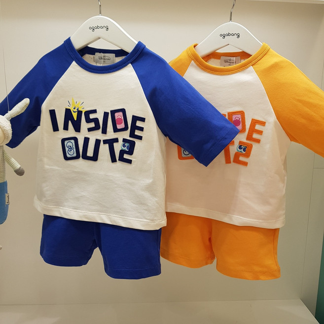 아가방 50% 여름 베이비페어 디즈니베이비 인사이드아웃 ~ 뛰어놀기 딱 좋은 유아 상하세트 인사이드 친구들도 깜짝 놀랄 편안함 유아 여름 상하복 편한 외출복 놀이복