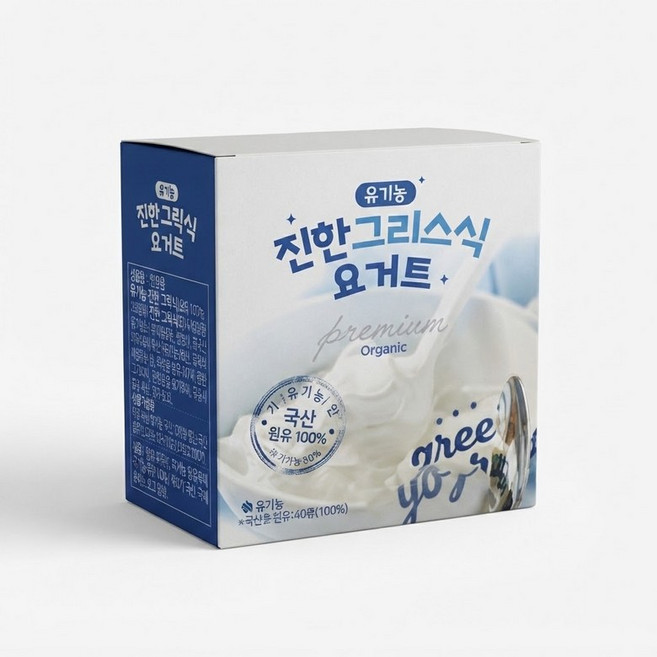 유기농 진한 그리스식 요거트 1500g (50g30입), 30개, 50g