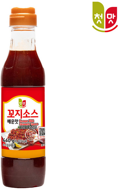첫맛 꼬지소스 매운맛, 460g, 1개
