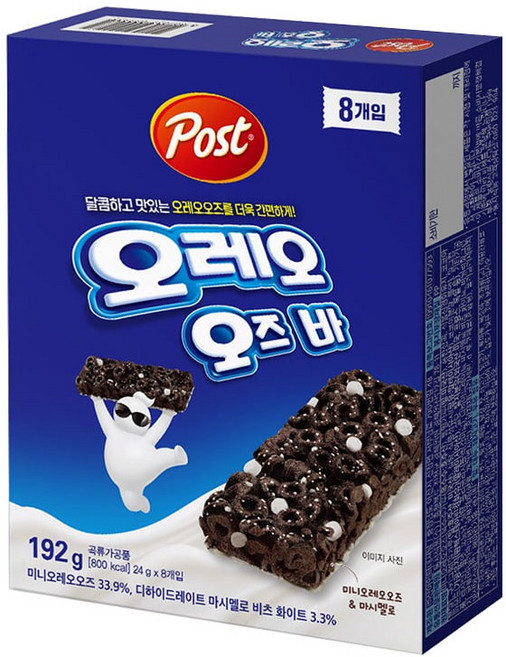 포스트 오레오오즈바, 1개, 192g