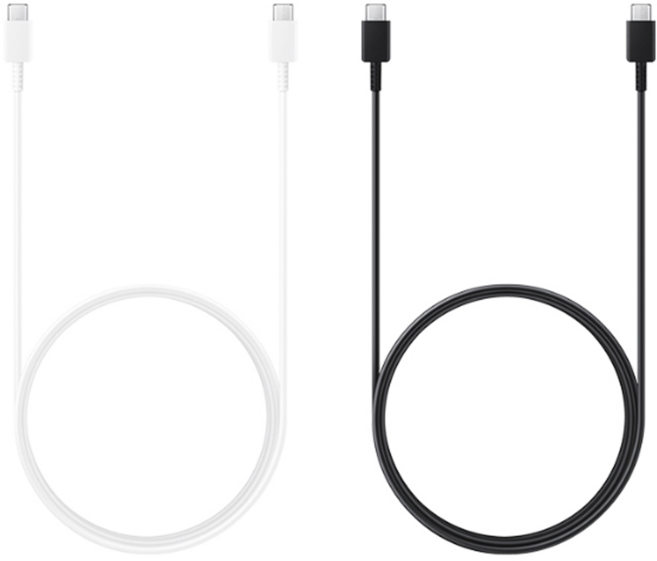 삼성 C타입 CtoC 케이블 45W 초고속 충전 지원 EP-DN975 1M 블랙 화이트, 1개