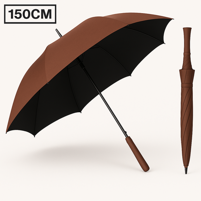 슈렌다 원터치 튼튼한 장우산 자외선 UV차단 여름 장마용 남녀공용 골프우산