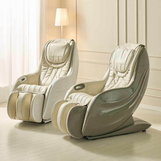 비욘드릴렉스 리클라이너 안마의자 마들린, 화이트, 화이트