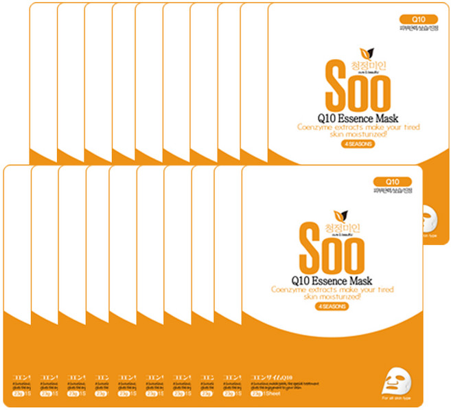 청정미인 수 마스크팩 큐텐, 1개입, 30개