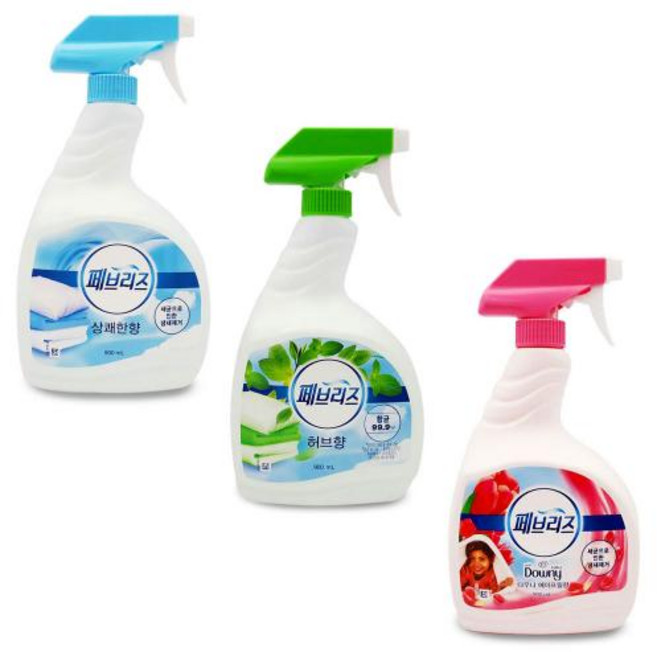 페브리즈 대용량 섬유탈취제 스프레이 900ml 냄새제거제, 대용량900ml스프레이 허브향, 1개