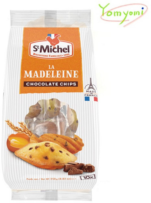 생미쉘 초코칩 마들렝, 1개, 250g