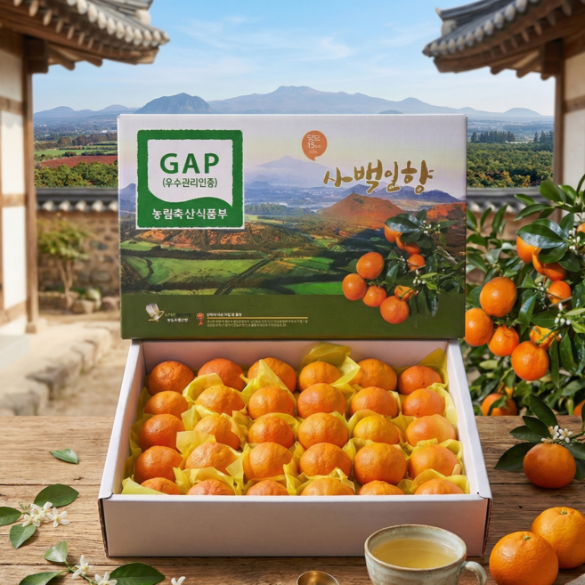 제주 카라향 선물용 5kg 10kg 고당도 서귀포 봄 귤 세진농원 사백일향, 1개, 5kg(가정용)