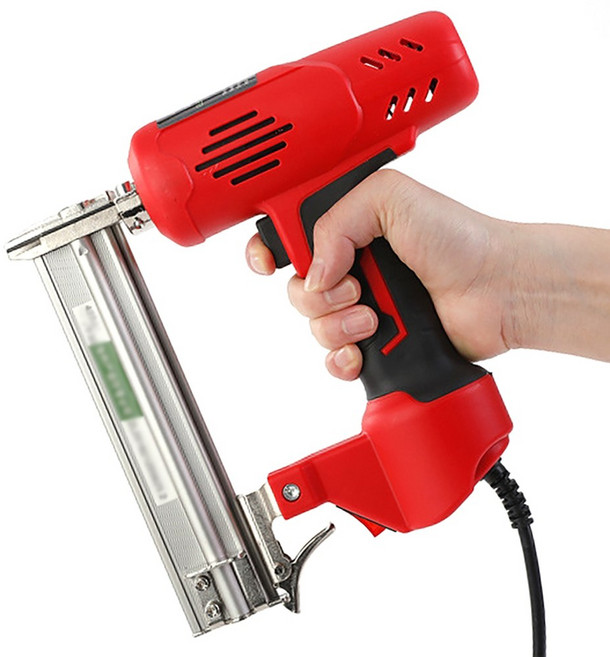 2600W 전기 네일러 및 스테이플러 가구 스테이플 건 F30 목재 프레임 목공 건설 도구, EU PLUG 220V, 1개