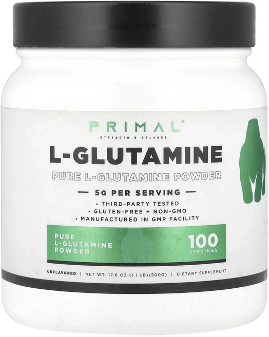 신상할인판매 PrePrimal L-글루타민 분말 무맛 500g(17.6oz) 최저가격, PrePrimalL글루타민분말무맛500g176oz, 500g, 1개 - 쿠팡