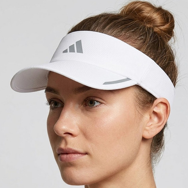 아디다스 공용 바이저 썬캡 골프 테니스 조절식 스트랩 배드민턴 모자 기능성 햇빛가리기 캡