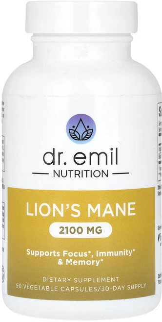 닥터에밀뉴트리션 노루궁뎅이버섯 스마트 쉬룸 2100mg 베지캡슐 90정, 6병 - 쿠팡