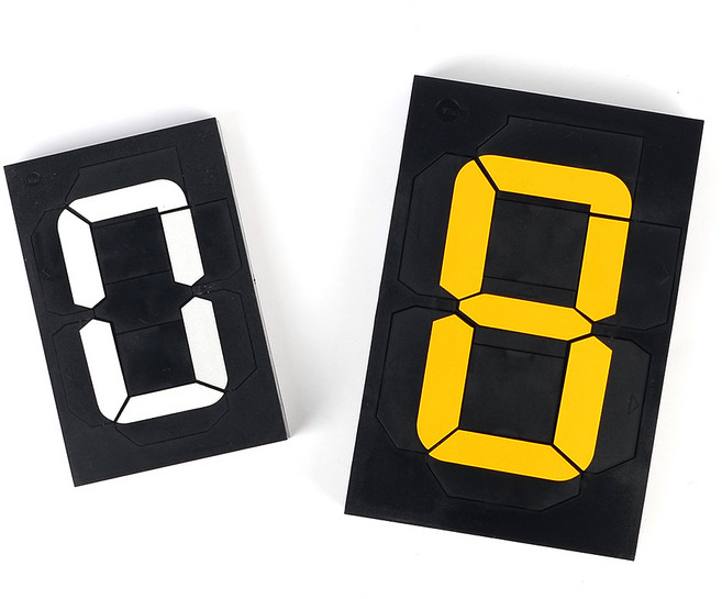 오늘그냥 날짜 넘버링 달력 숫자 표시 숫자판 디데이카운팅 현황판, N12 - 노랑