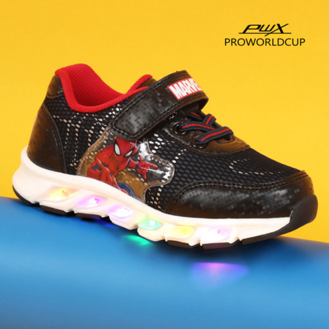 세상에 이런일이2.프로월드컵 키즈 스파이더맨 맥스 라이팅운동화 50% 대박세일(C123-C002-1NV)