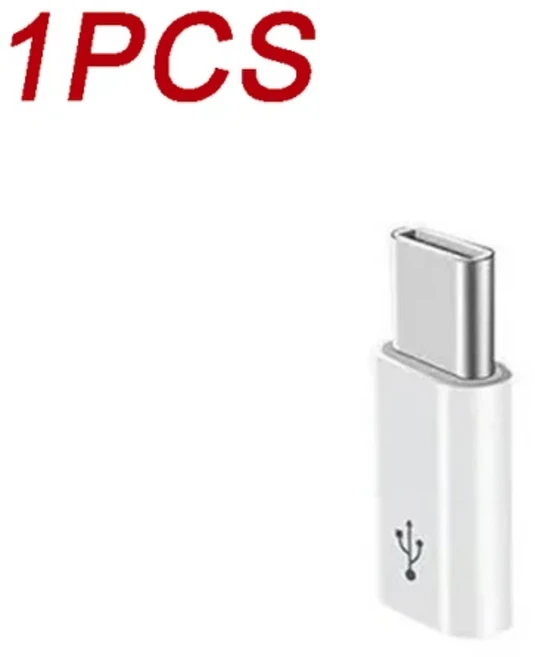 USB C 타입-마이크로 안드로이드 어댑터 커넥터 전화 태블릿용 타입 암 변환기 샤오미 화웨이용