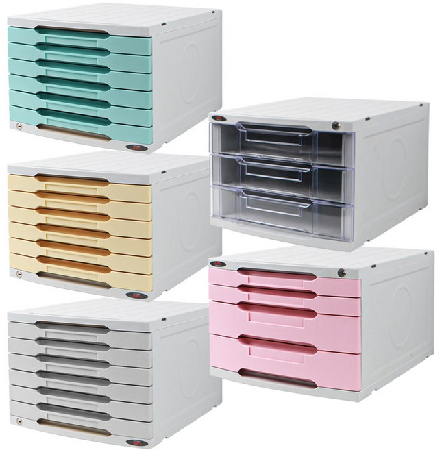 유아이원 서류함 모음 학교 3단 4단 6단 문서 서류보관함 수납함 서류꽂이, 그레이