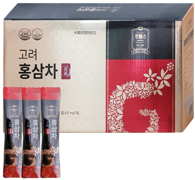 일화 고려 홍삼차 3g 100봉지 300g 국산 인삼 진세노사이드, 1개, 1개입