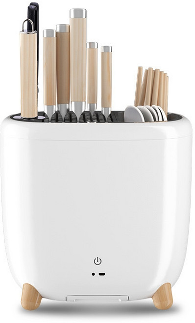 브릿지오 식기 살균기 숟가락 젓가락 칼 도마 수저 전기식 건조기 미니식 건조대 소독 멸균, 그린