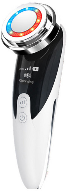 릴리스 뷰티디바이스 갈바닉 얼굴 목 마사지기 LED EMS미세전류 이온도입 감응식 음파 진동 USB충전식, 릴리스갈바닉마사지기-화이트