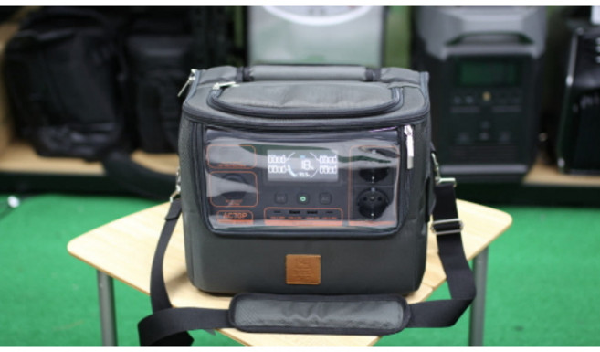 (국내제작) 블루에티 AC70P 파워뱅크 전용가방 *블랙/카키/진그레이*, 카키, 1개, 1단