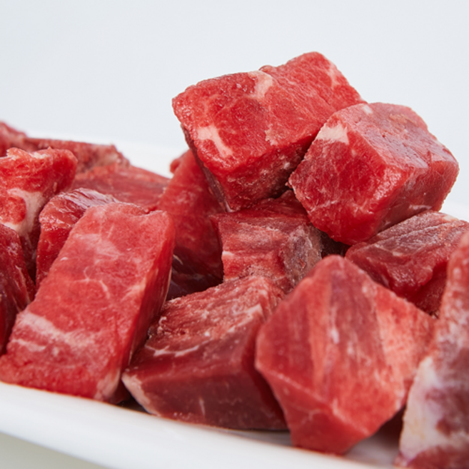 [쭌미트] 호주산 소고기 우둔살 큐브 개별 진공포장 1팩 (100g 150g 200g), 1개
