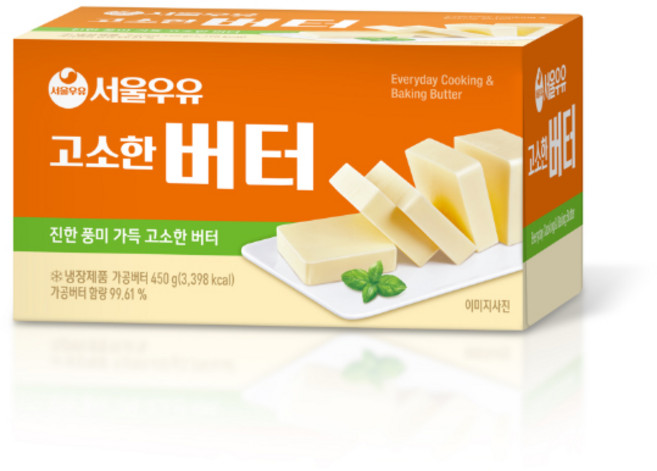 (냉장)서울우유 고소한버터450g hee+9189JT, 450g, 1개