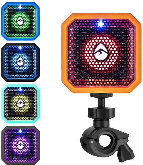 와일드프로 미니 휴대용 방수 블루투스 파티 스피커 자전거 거치대 무료 제공 MT-PBLT Party, 오렌지