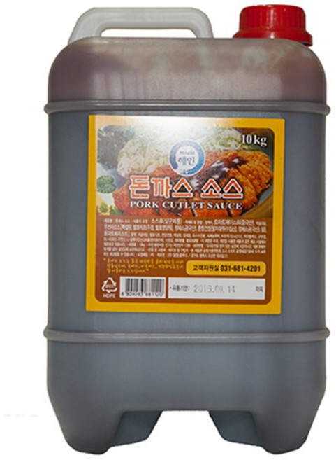 돈까스소스 해인 대용량 10kg 업소 식당 옛날 왕, 1개