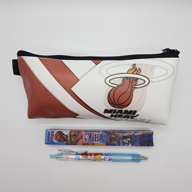 농구 파우치 스포츠 파우치 필통 농구굿즈 학생 필통 볼펜 증정, 농구 파우치 F  + 농구볼펜, 1개