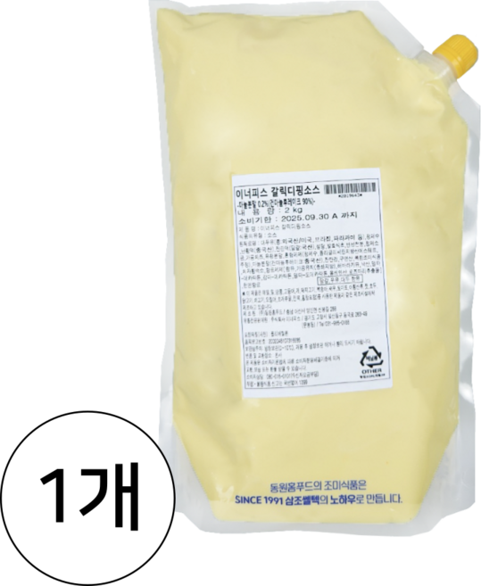 동원홈푸드 이너피스 갈릭디핑소스, 1개, 2kg