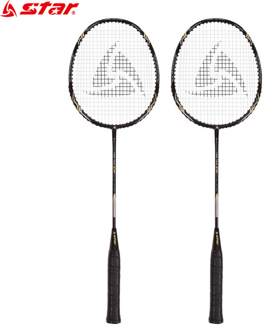 스타 STAT-SS88X 고급 학교교재용 2개입 배드민턴라켓, 상세페이지 참조, 2개