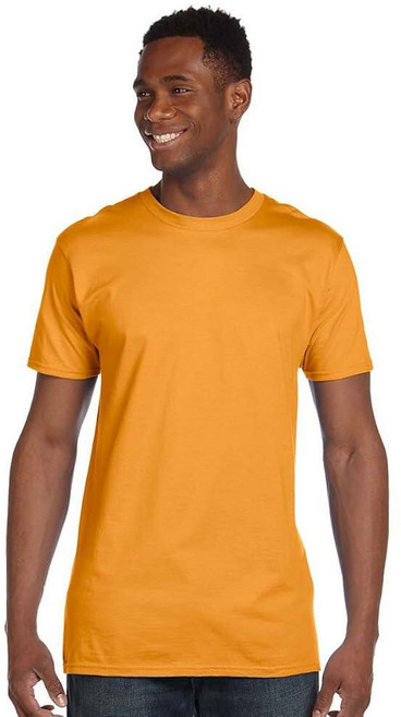 HANES Hanes 남성용 반소매 Beefy 티셔츠 (딥 로열) (XL) 379836