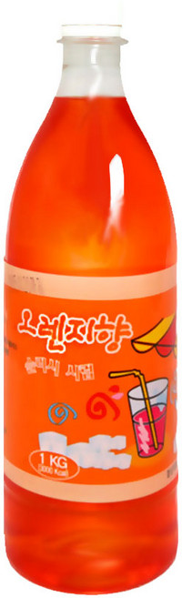 아담스팜 오렌지향 슬러시 시럽 1kg/아담스 원액, 1개, 1kg