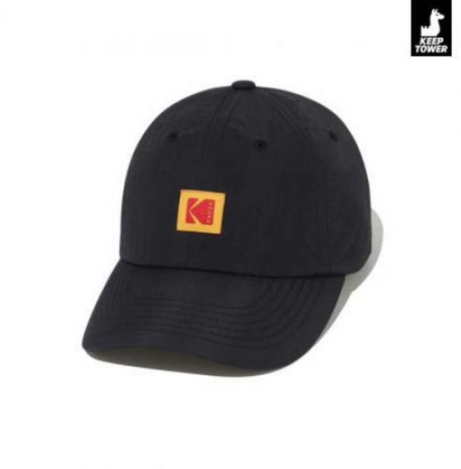 코닥 릴렉스핏 스퀘어로고 나일론 볼캡 K6243LCP33BLK, ML