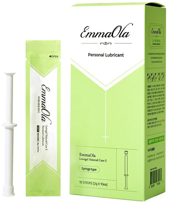 식약처허가 러브젤 엠마올라 S 수용성 약산성 Y존 윤활제, 1개, 20ml
