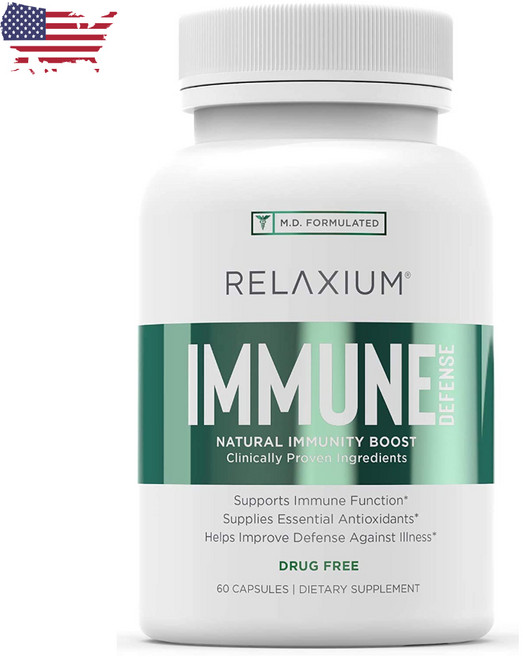 릴랙시움 이뮨 디펜스 엘더베리 갈릭 비타민C 아연 60정 CHECKYOU, 1개