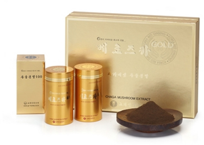 고려인삼공사 차가버섯 추출분말 [베료즈카 골드] 100g, 1박스