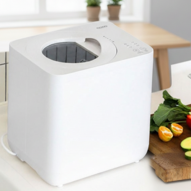 오쿠 풀오픈형 음식물 처리기 가정용 4L, Ocs-fd4000고객직접설치, 화이트