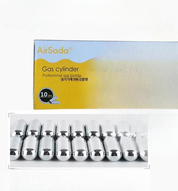 소형 탄산수 제조기 휴대용 실린더 가정용 스파클링 음료 탄산주입기 캠핑용 소다 메이커, 1개