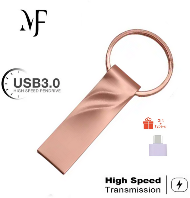 새로운 고속 3.0 플래시 드라이브 유 디스크 외부 저장 메모리 스틱 카드 플래시 드라이브 64 기가바이트 128 기가바이트 2 테라바이트, 1개, pink, 2TB