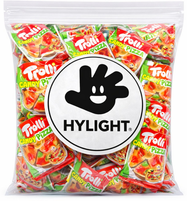 하이라이트 피자모양 캔디 젤리 탕비실 간식, 16개, 12g