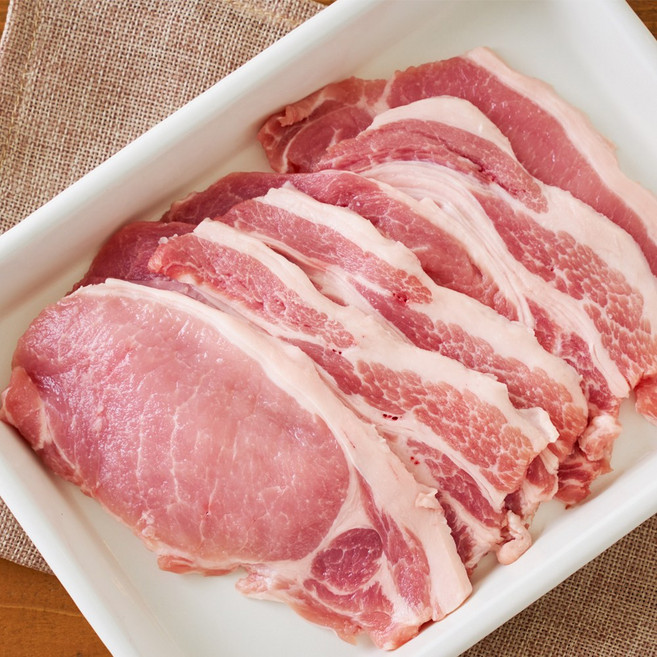 수라한돈 미박전지 앞다리살 제육용 냉동, 1개, 3kg