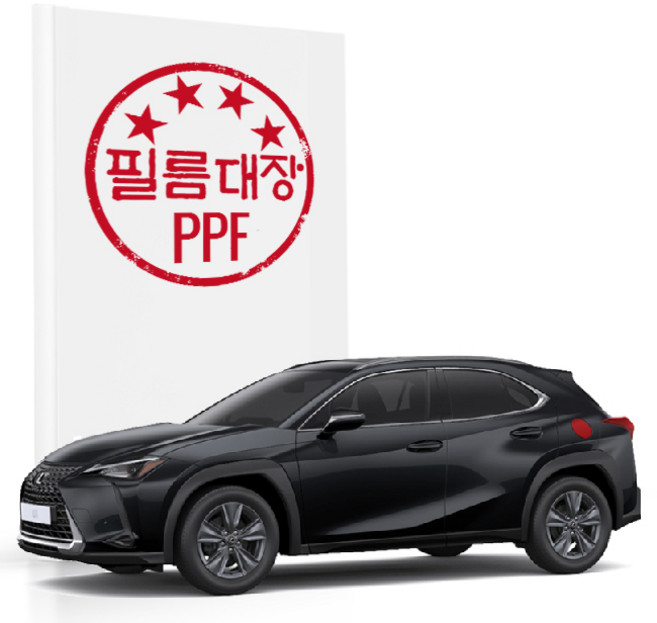 필름대장 렉서스 UX 1세대 PPF필름 전용도어컵, 도어컵