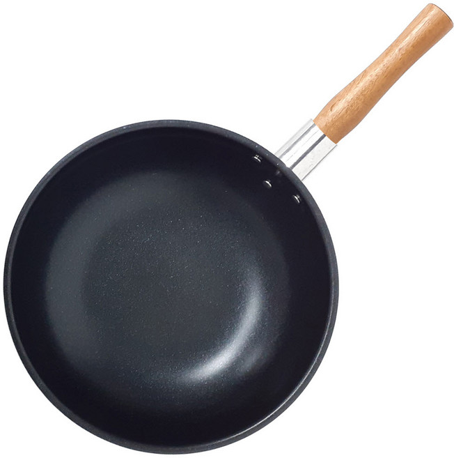 토탈하우스 토스코 코팅자루 중국팬 30 (굵은자루) 웍팬 중화웍팬 중화팬 웍 궁중팬 궁중웍팬 0450, 1개, 30cm