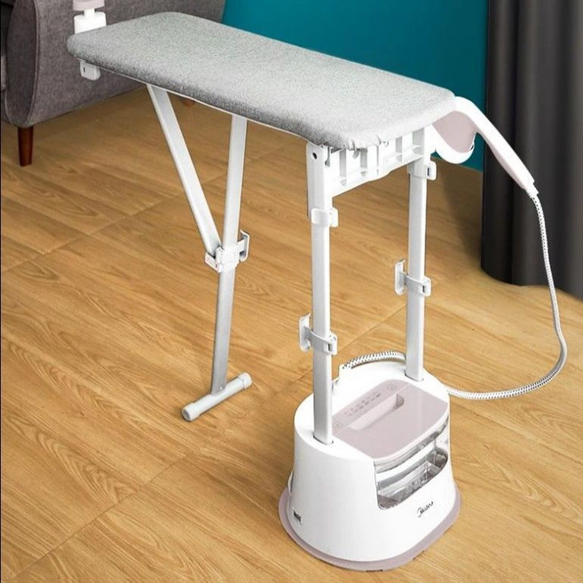 다림질판 일체형 수직 스팀다리미 가정용 의류매장, 화이트2100w