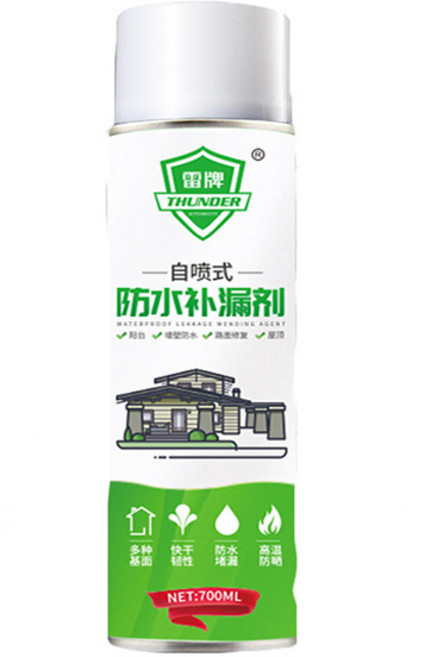 THUNDER 自噴式防水補漏劑 700ml, 1個, 白色