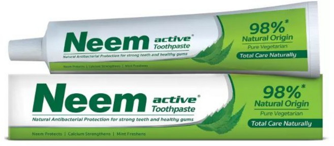 Indian Neem Toothpaste Neem active 98% toothpaste Natural Herbal Toothpaste Set, 200g, 8개